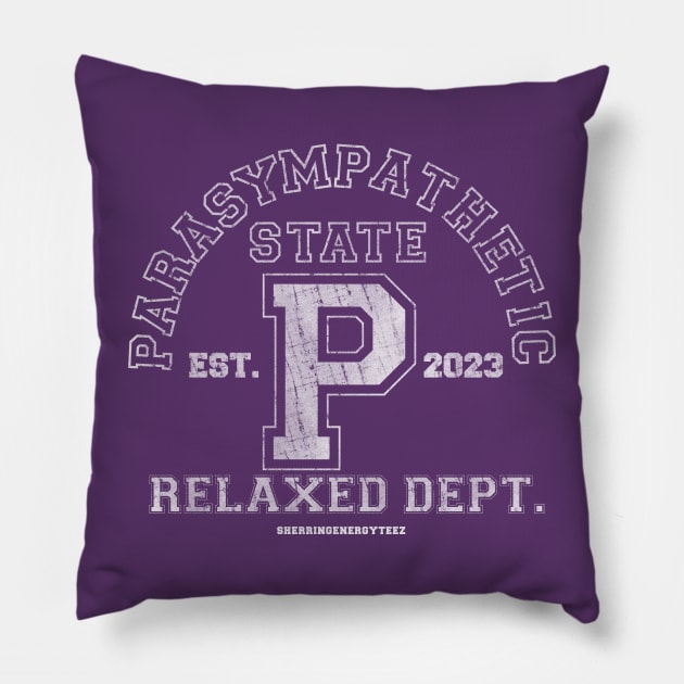 Parasympathetic State v2 Pillow by SherringenergyTeez