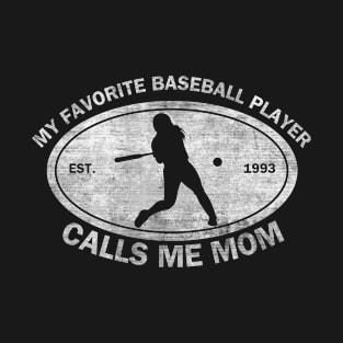 mom baseball gift idea T-Shirt