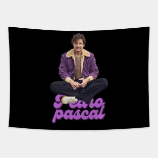 Pedro pascal\\retro fan art Tapestry