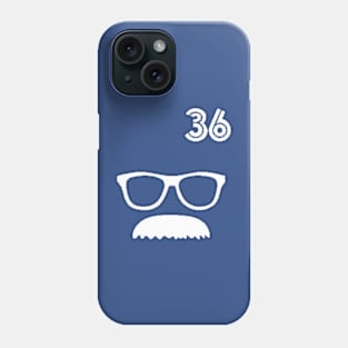 Davis Schneider Mustache Fan Art Public Domain Clip Art Not Subject To Copyright Blue Jays Phone Case