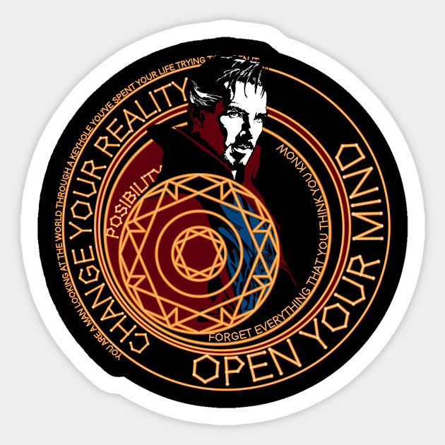 Dr Strange Dr Strange Sticker Teepublic