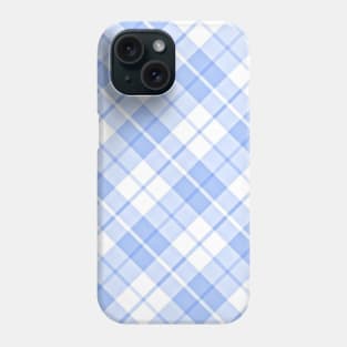 check pattern blue abstact Phone Case