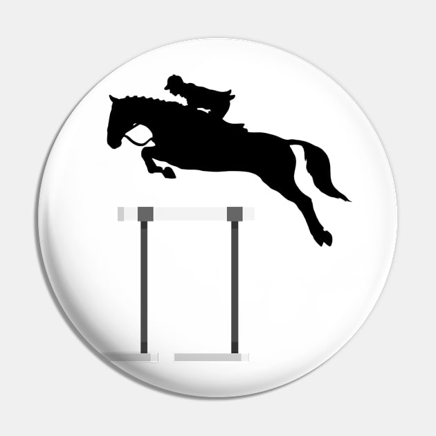 Horse Riding Pin by B&C Fashion