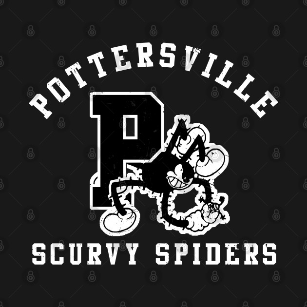 Disover Pottersville Scurvy Spiders - Its A Wonderful Life - T-Shirt