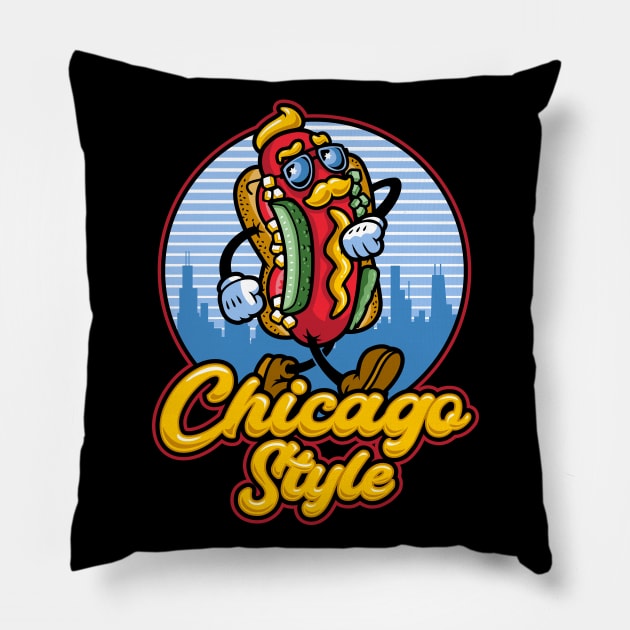 Chicago Style Pillow by harebrained