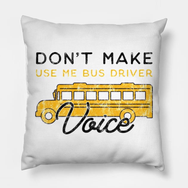 Bus Driver Voice Job Pillow by BlendedArt