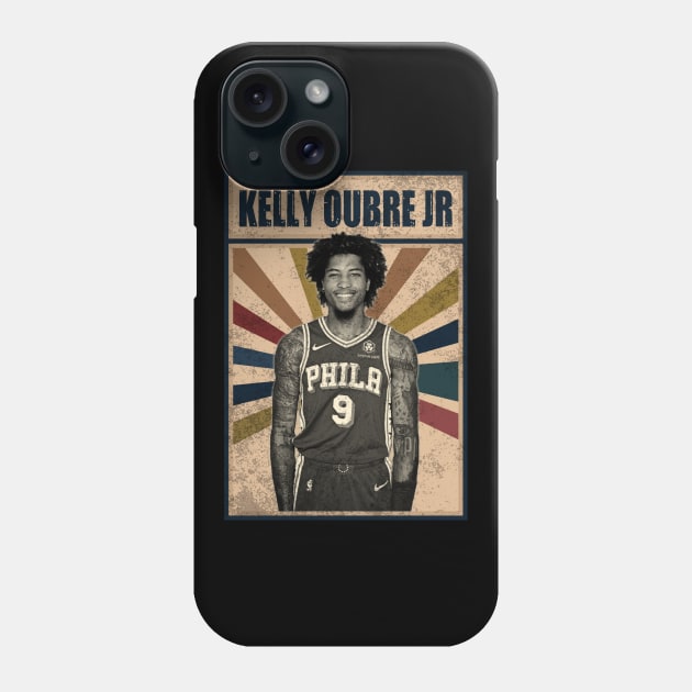 Philadelphia 76ers Kelly Oubre Jr Phone Case by RobinaultCoils