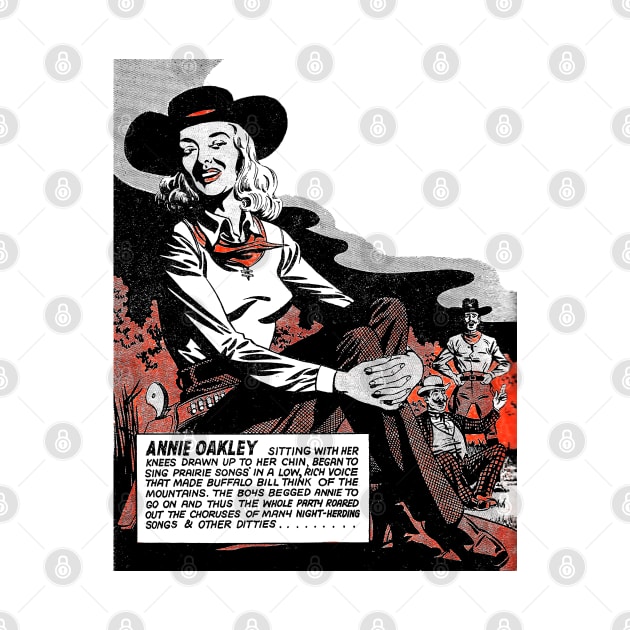 Annie Oakley Buffalo Bill Western Cowboy Retro Comic by REVISTANGO