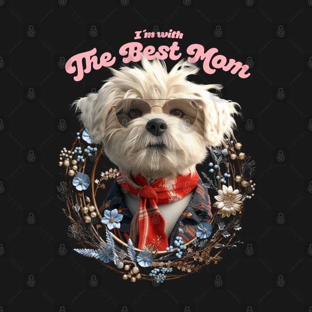 Best Dog Mom 1 by Puppy & cute