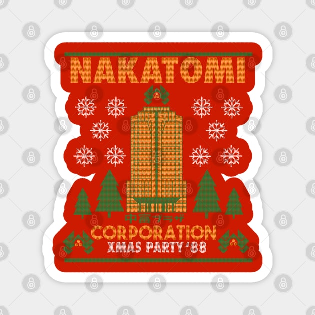 Nakatomi Plaza Xmas party '88 Magnet by carloj1956