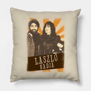 Vintage Aesthetic Laszlo and Nadja Pillow