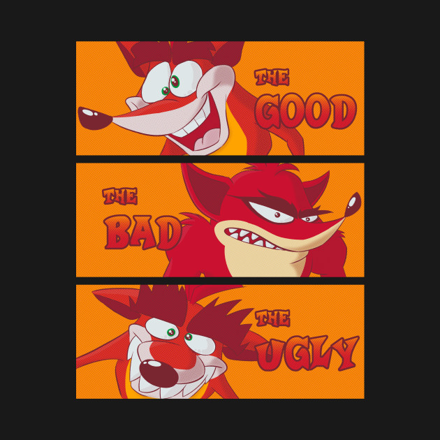 Disover The Good, The Bandicoot, The Ugly - Crash Bandicoot - T-Shirt