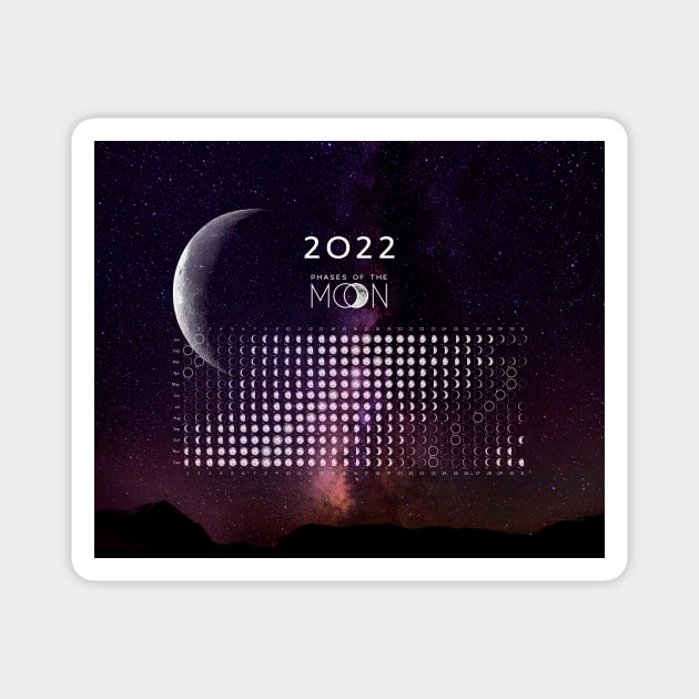 Moon Calendar 2022 Moon Calendar 2022 Magnet Teepublic