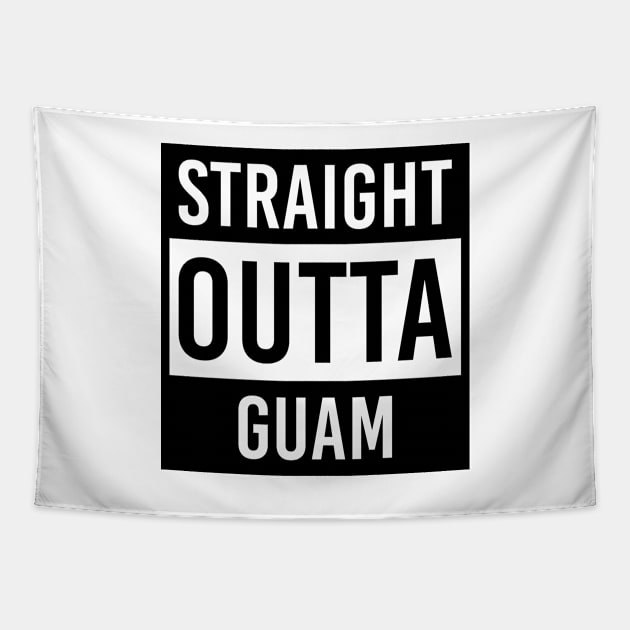 straight outta Guam Tapestry by LeonAd