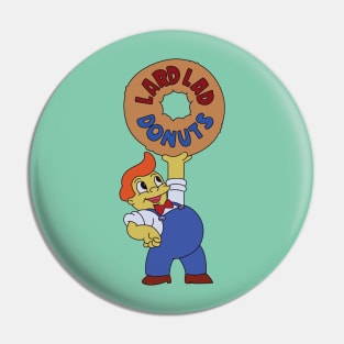 Lard Lad Logo Pin