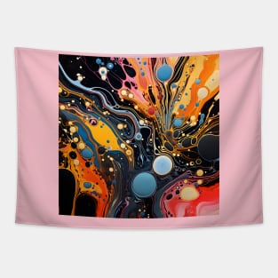 Vibrant Euphoria Abstract Canvas Tapestry