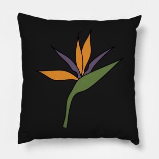 Bird Of Paradise Flower Pillow