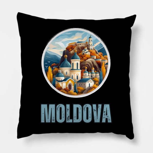 Moldova Pillow by Mary_Momerwids