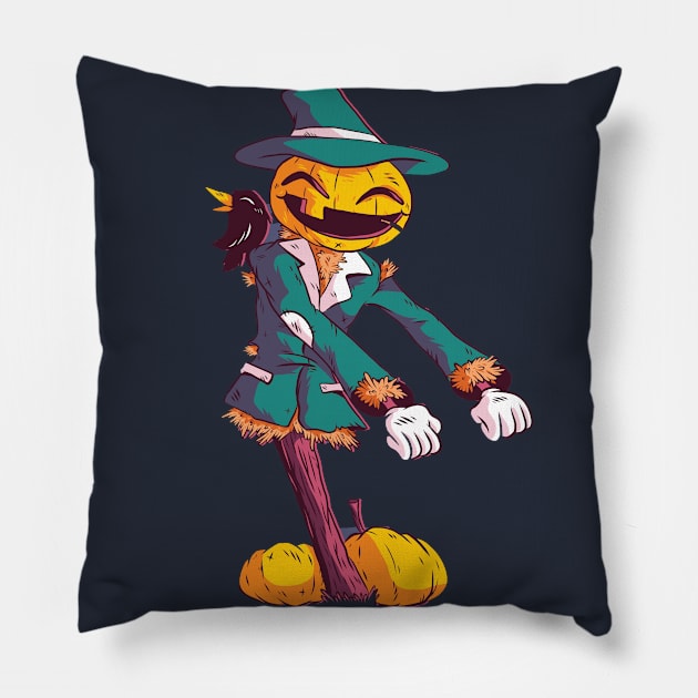 Funny Halloween Pillow by OpalOre