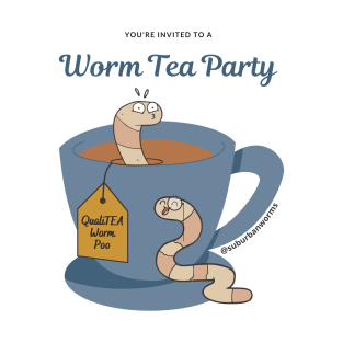 Worm Tea Party T-Shirt