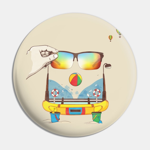 Summer Road Trip Pin by jemae