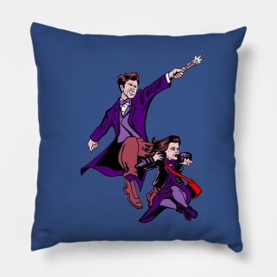 The Doctor Knight Returns Pillow