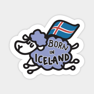 Born in Iceland Magnet