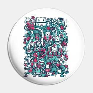 Robo Party Pin