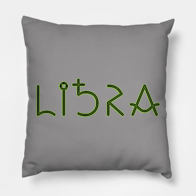 Libra Pillow by Zodiac Syndicate