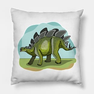 Stegosaurus dinosaur Pillow