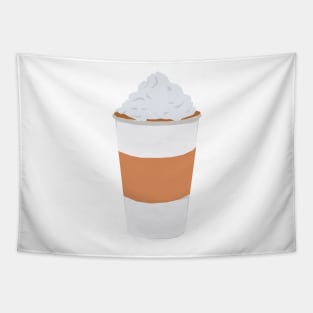 Pop Art Pumpkin Spice Latte Tapestry