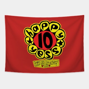 Happy Yess - 10th Anniversary Shirt! Tapestry