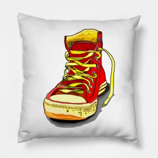 Muddy shoes Pillow