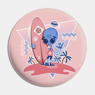 Serenity Alien Surfer Pin