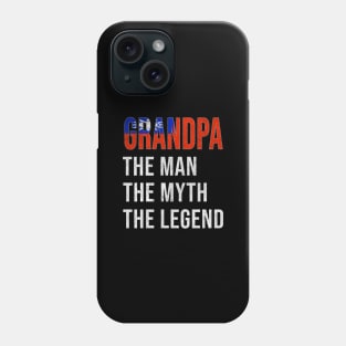 Grand Father Taiwanese Grandpa The Man The Myth The Legend - Gift for Taiwanese Dad With Roots From  Taiwan Phone Case