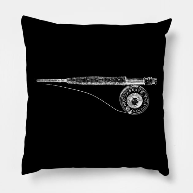 Fly fishing Pillow by sibosssr