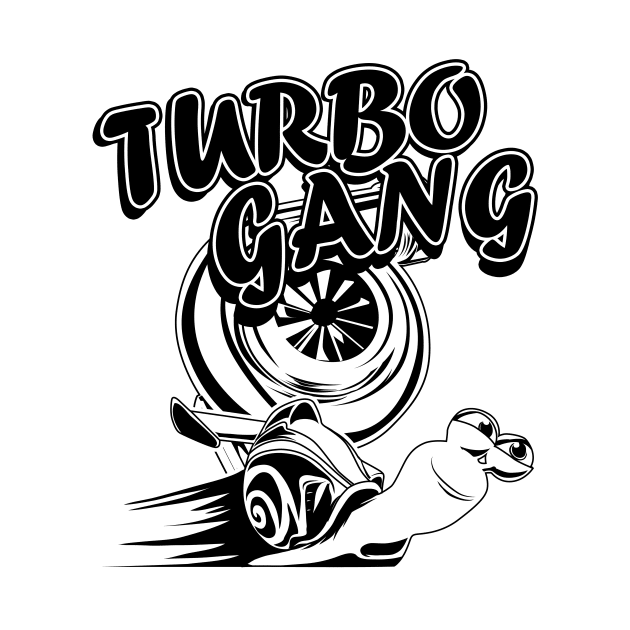 turbo gang turbo snail speed race by ASAKDESIGNS