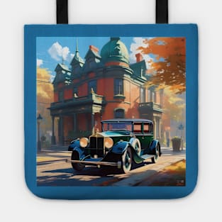 Victorian Vintage Luxury Car Tote