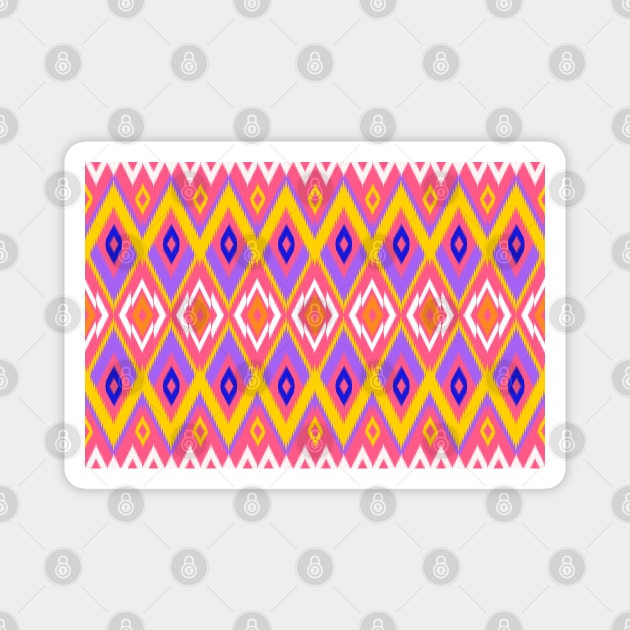 Ethnic southeast geometric pattern Magnet by Cocofolios