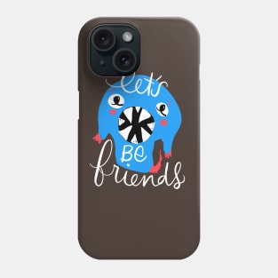 Funny Socially Awkward Monster: Unique Gift T-Shirt Phone Case