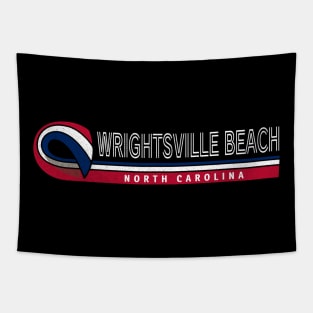 Wrightsville Beach, NC Summertime Vacationing State Flag Colors Tapestry