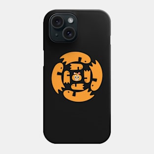 Halloween Orange Pumpkin with Sweets Feel Dizzy Phone Case