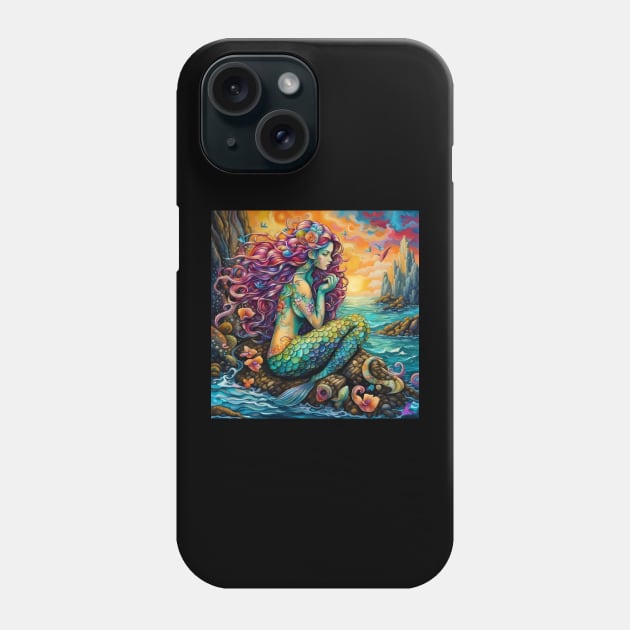 VV (MERMAID) Phone Case by Morrigan Austin