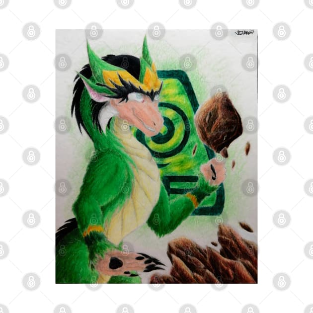 Toph Beifong Dragonization by Lycoris ArtSpark