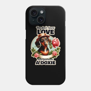 Dachshund Valentine's day Phone Case