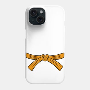 Orange belt Karate Kyokushin Wado Goju Shotokan Shito ryu Phone Case