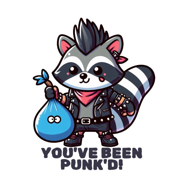 Punk Rock Raccoon Prank by PunnyBitesPH