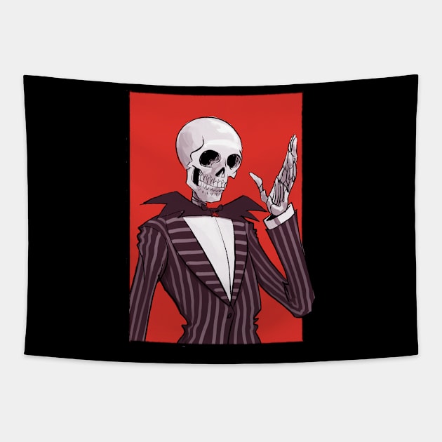 Jack Skelelington Tapestry by markodjeska