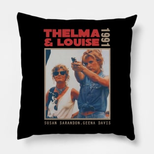 Thelma and Louise // Retro Style Design Pillow