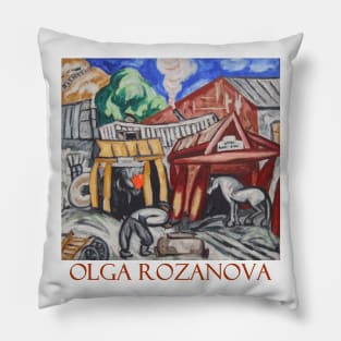 Smythy by Olga Rozanova Pillow